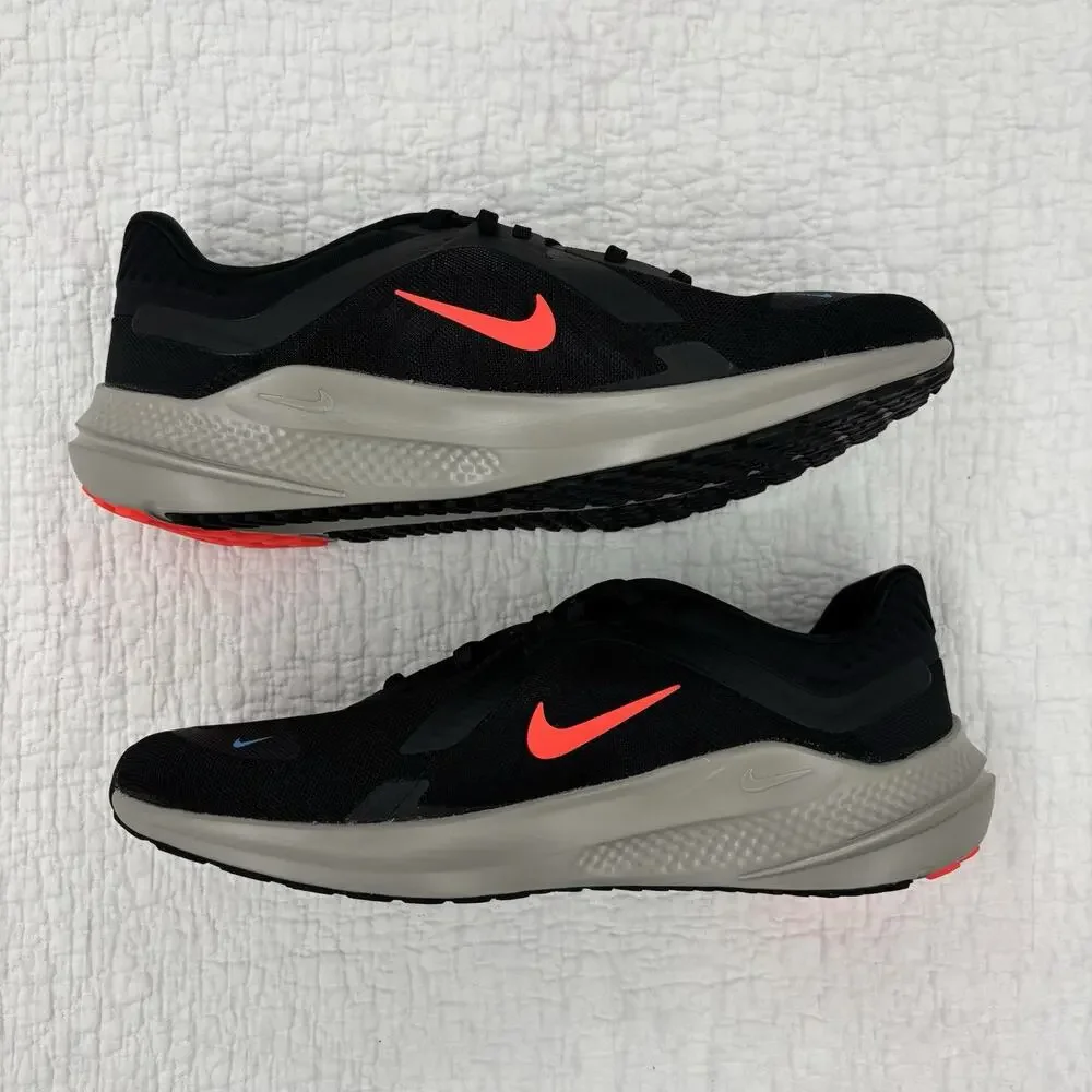 Nike Quest 5 Men’s Size 9.5 Black Bright Crimson Running Shoes